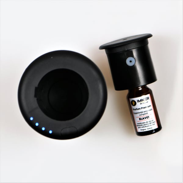 Aparat de odorizare profesional IMKER AromaLUX XS02.AC - cu acumulator (parfum inclus) odorizant auto, odorizant de camera, odorizant birou, difuzor aromaterapie [6]