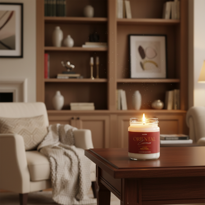 Oriental Essence - Lumânare parfumată cu chihlimbar marocan, paciuli și vanilie [2]