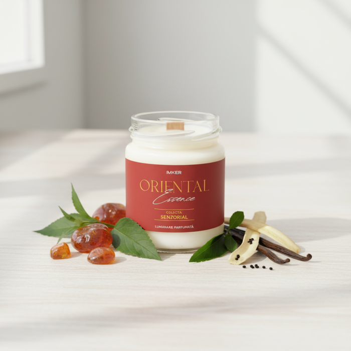 Oriental Essence - Lumânare parfumată cu chihlimbar marocan, paciuli și vanilie [1]