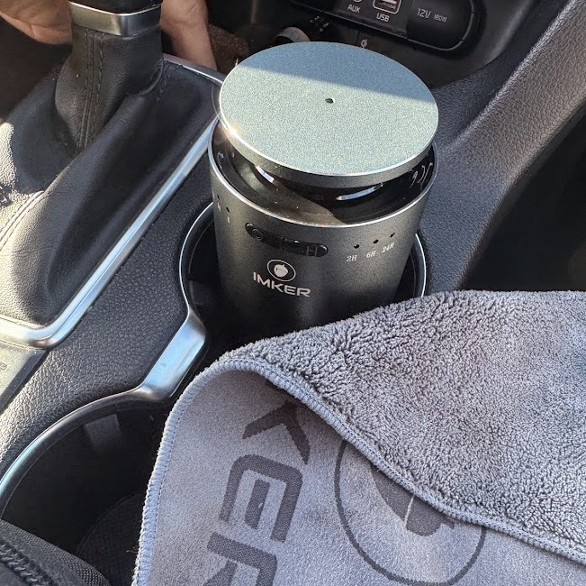 Prosop microfibră 2 fețe IMKER pentru curățare interioară auto și casă – piele căprioară sintetică & fleece coral, fără scame, ultra-absorbant [2]