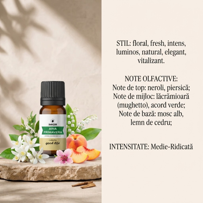 Rezervă parfum ambient IMKER aroma ARIA PRIMAVERA - note: neroli, piersică, lăcrămioară, cedru [4]