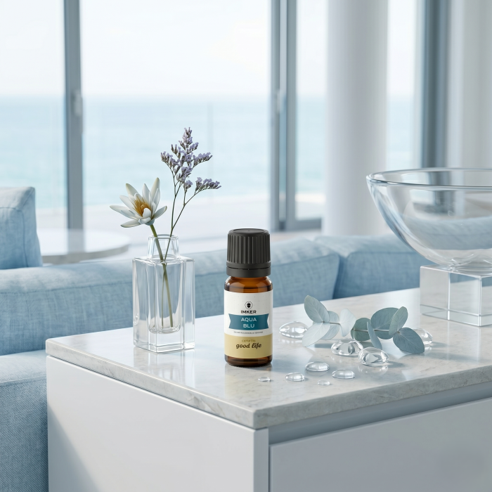 IMKER Ambient Fragrance Refill AQUA BLU - notes: salt, ozone notes, eucalyptus, lavender [6]