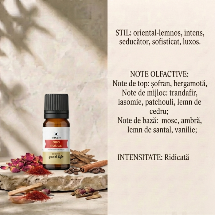 IMKER Ambient Fragrance Refill ORO ROUGE - notes: Saffron, Cardamom, Jasmine [3]