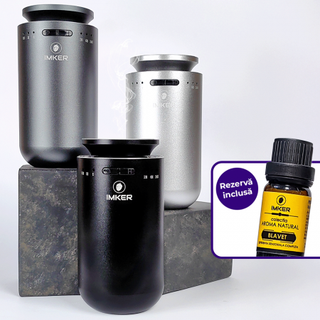 Professional car perfume diffuser - Proffesional smart aroma diffuser IMKER AromaLUX XS04.AC - with batter (scent included)