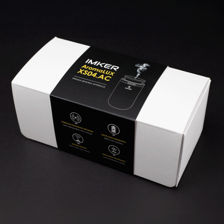 Pachet aparat de odorizare/difuzor profesional de parfum pentru masina/casa IMKER AromaLUX XS04.AC, geanta si cinci rezerve de parfum [2]