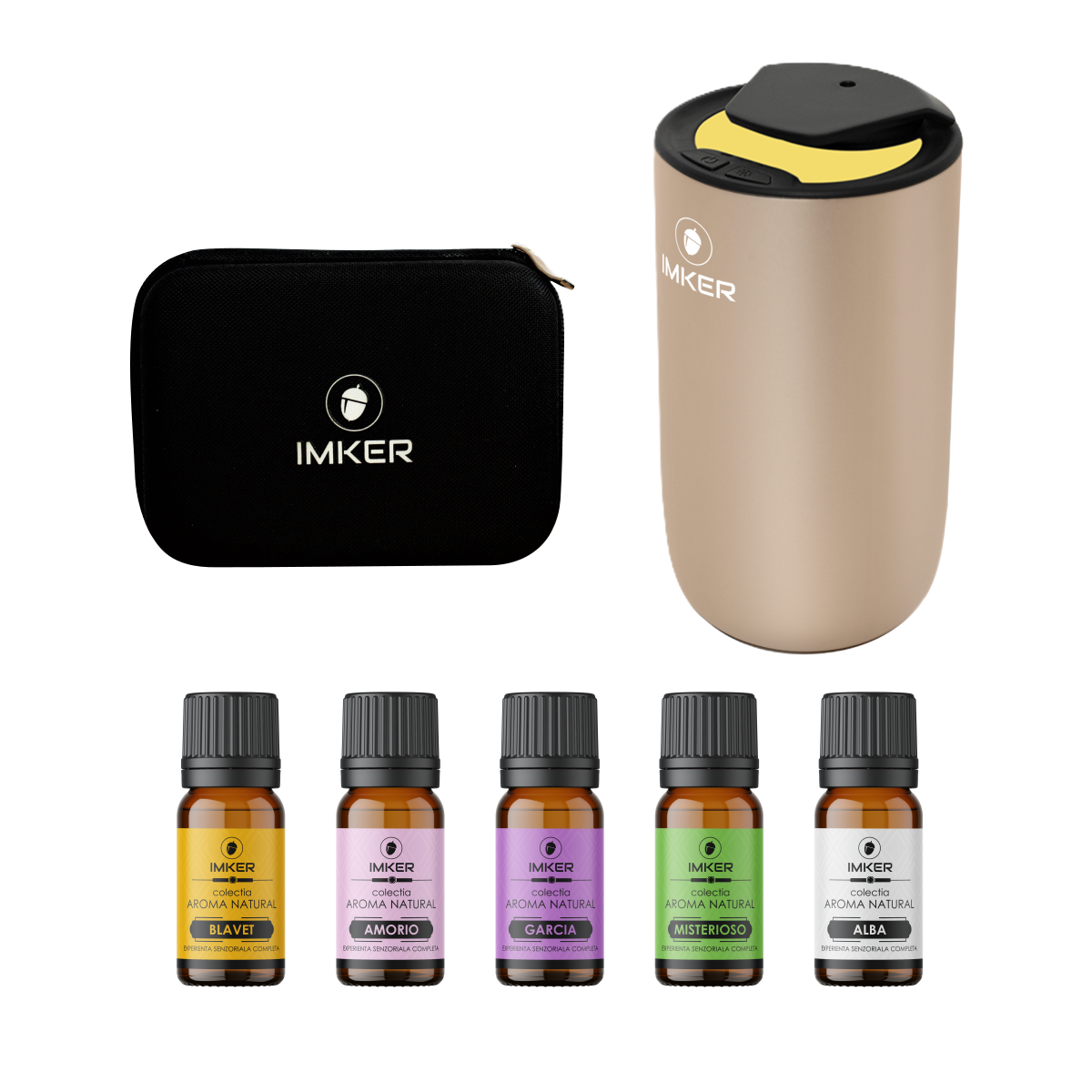 Seturi odorizante profesionale si parfumuri - pachet-odorizant-auto-casa-XS02 Plus-5-parfumuri-geanta