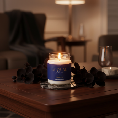 Sensual Dance- Lumânare parfumată cu orhidee neagră, ciocolată amară, trufe, ylang [1]