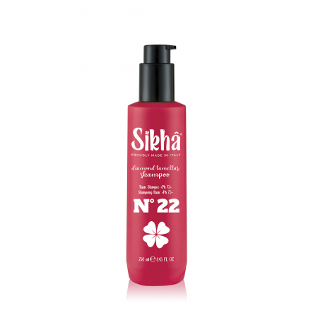 N.22 Diamond lamellar shampoo Sikha for hair repair and shine, 250 ml