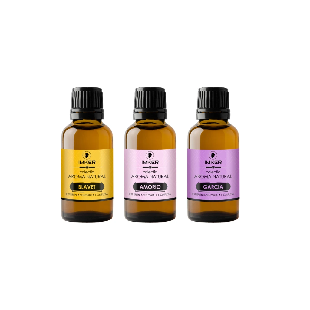 Best sellers - Pachet 3 sticlute arome parfum ambient IMKER din colectia AromaNatural de 50 ml