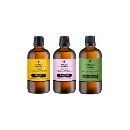 Colectia AromaNatural (mix arome) - Pachet 3 sticlute arome parfum IMKER din colectia AromaNatural de 100 ml