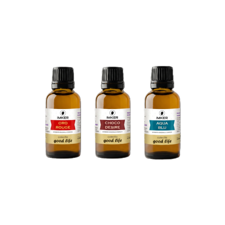 Colectia GoodLife (mix arome) - Pachet 3 Parfumuri IMKER GoodLife 2026 – Oro Rouge, Aqua Blu & Choco Desire