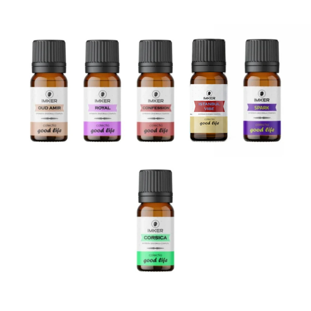 Reduceri - rezerve parfum imker pentru difuzor XS sticlute 10 ml pachet economic 5+1 gratis