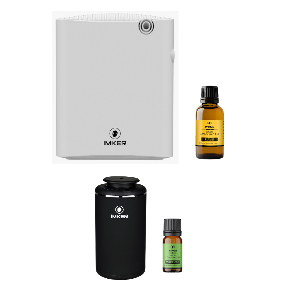 Professional room fragrance diffuser - Combo pack of professional air fresheners (L03 + XS02 and perfumes)