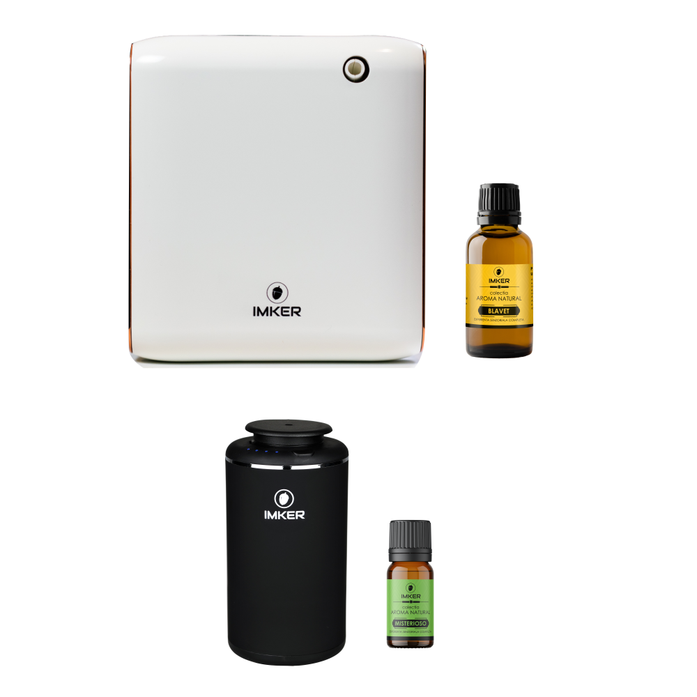 Professional room fragrance diffuser - Combo pack of professional air fresheners (M03 + XS02.AC and perfume)