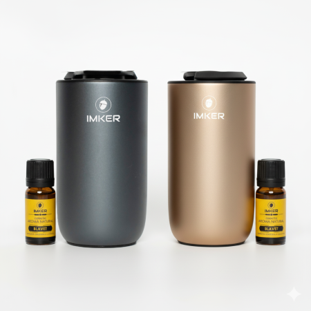 Difuzoare parfum auto - pachet FRIENDS odorizante auto profesionale IMKER XS02 Plus cu parfumuri incluse