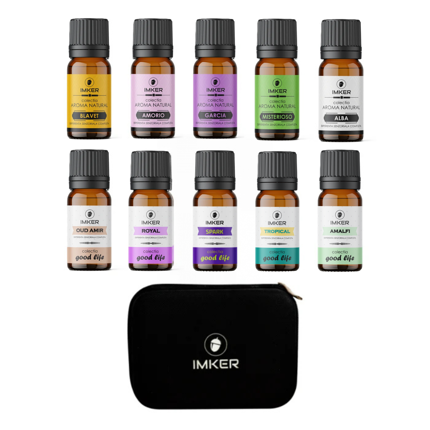 Sales - Pachet geanta + 10 parfumuri 10 ml top aprecieri ambele colectii
