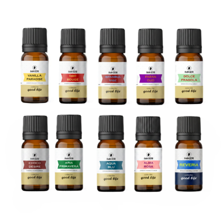 Colectia GoodLife (mix arome) - 6 parfumuri ambientale premium din colecția IMKER GoodLife 2025 – SPARK, PASSION, AMELIS, SOLE, HONOR și COFFEE