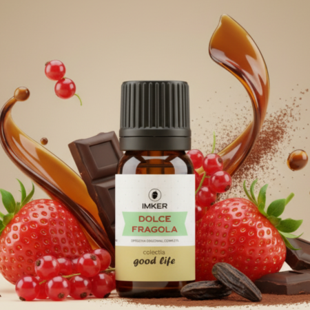 Colectia GoodLife (mix arome) - Rezervă parfum ambient IMKER aroma DOLCE FRAGOLA - note: căpșuni, ciocolată neagră, caramel, boabe Tonka