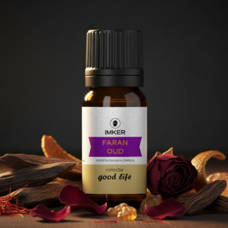 Colectia GoodLife (mix arome) - Rezervă parfum ambient IMKER aroma FARAN OUD - note: Oud, Șofran, Trandafir, Vanilie