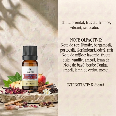 Rezervă parfum ambient IMKER aroma ISTANBUL VIBE - note: Ambră, Vanilie, Citrice, Lemn Santal [3]