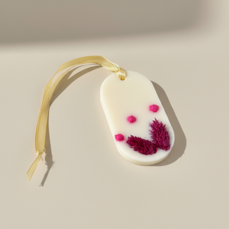 Odorizante camera - Jasmin Bliss- Tabletă parfumată arizanală cu iasomie albă, lemn de cașmir și chihlimbar