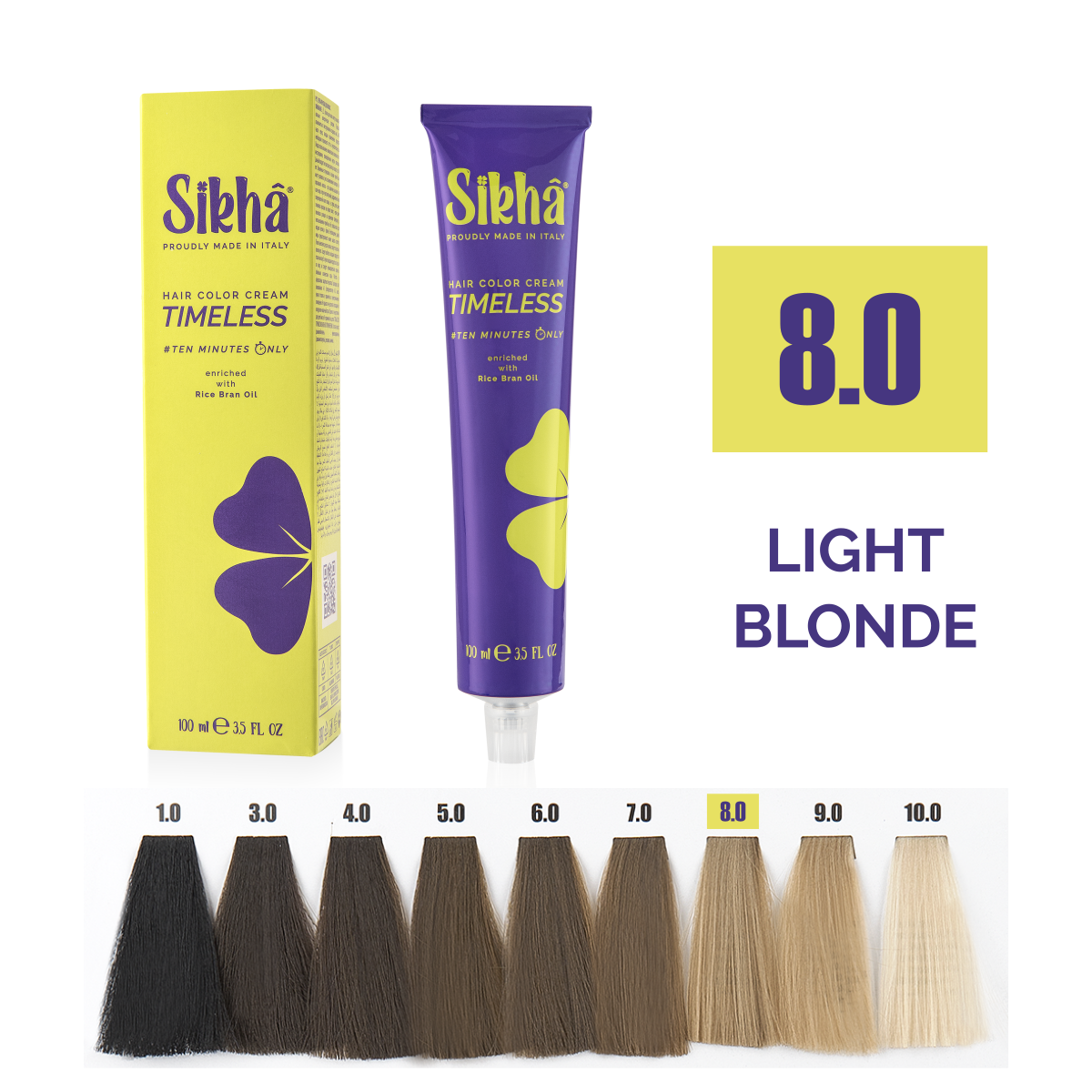 Hair color cream professional - permanent color cream light blonde naturals