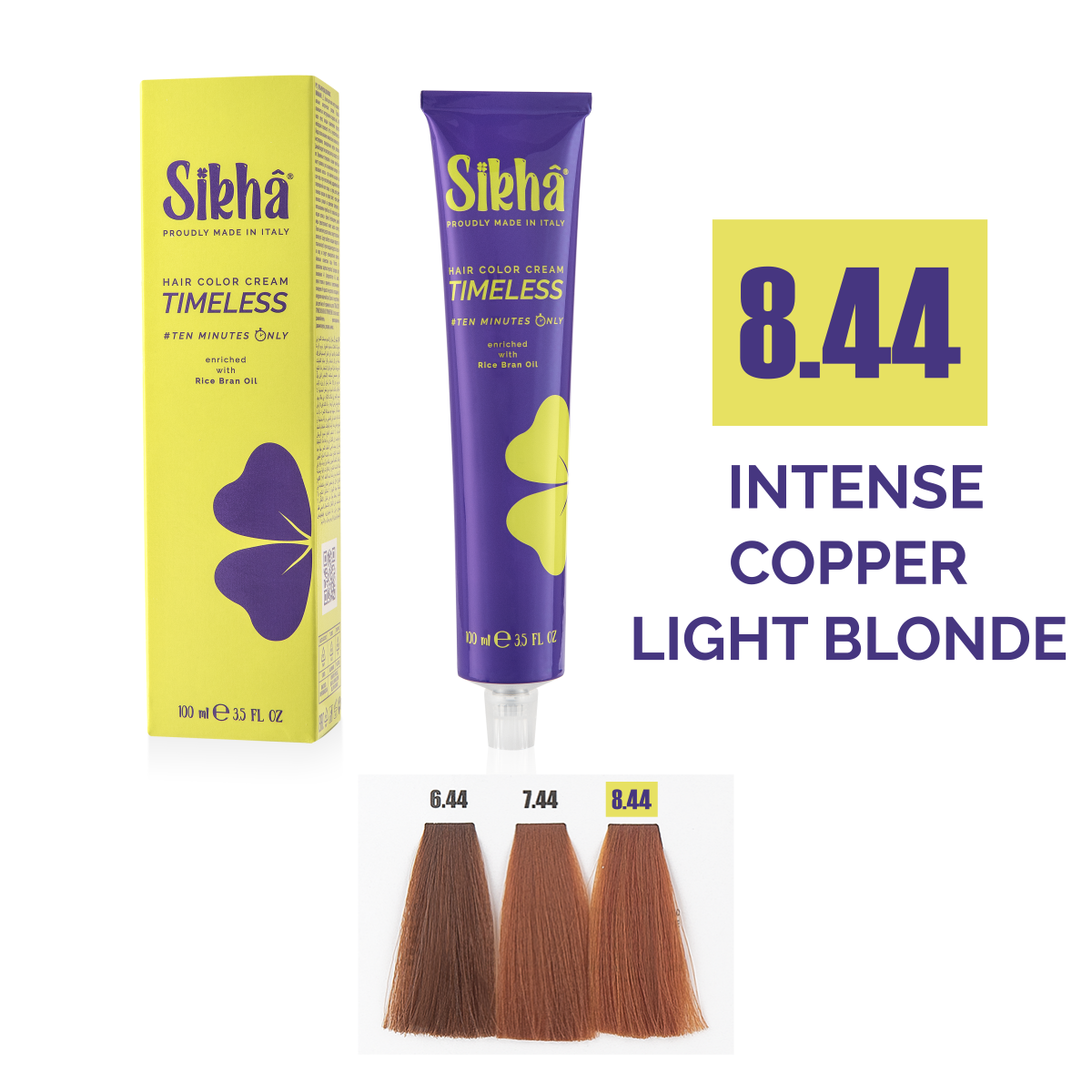 Vopsea nuante Cupru & Roscat Intens/Copper&Red - vopsea de par permanenta profesionala nuanta blond deschis cupru cupru intens