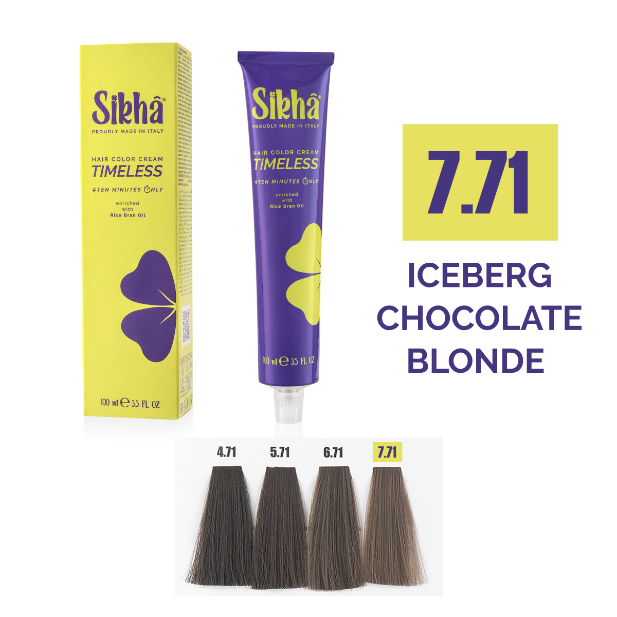 Vopsea nuante Ciocolatiu si Platinat Ciocolatiu/Chocolate - vopsea de par permanenta profesionala nuanta blond ciocolatiu iceberg platinat ciocolatiu