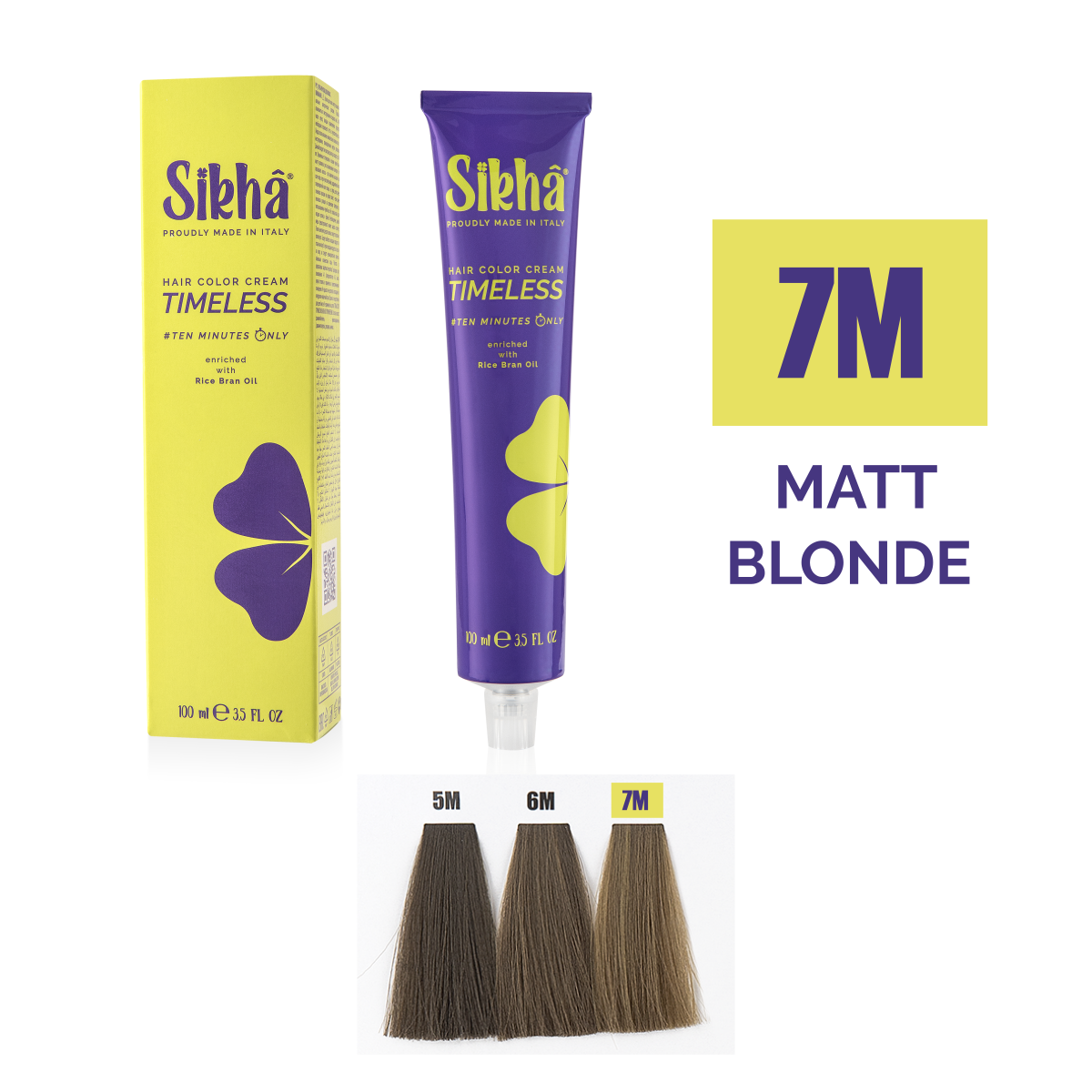Vopsea nuante Mate si Metalice/Matt & Metallics - vopsea de par permanenta profesionala nuanta blond mat