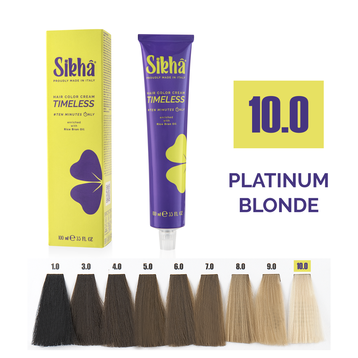Hair color cream professional - permanent color cream platinum blonde natural