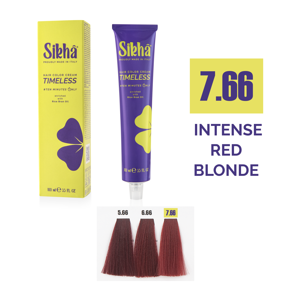 Vopsea nuante Cupru & Roscat Intens/Copper&Red - vopsea de par permanenta profesionala nuanta blond roscat intens
