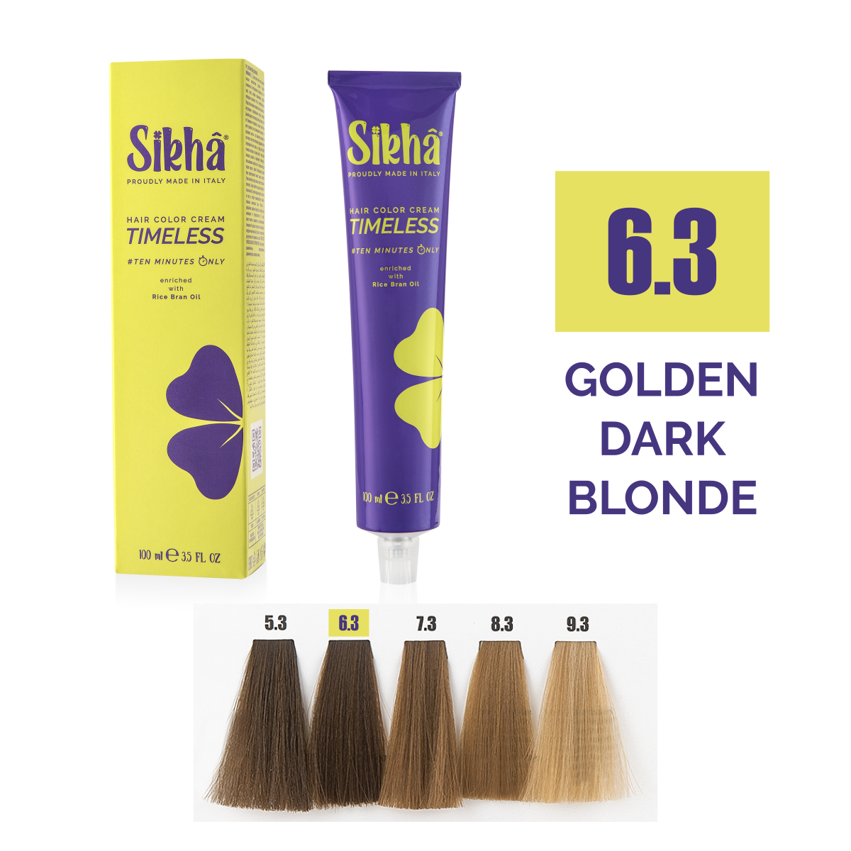Vopsea nuante Aurii/Golden - vopsea de par permanenta profesionala nuanta blond inchis auriu auriu