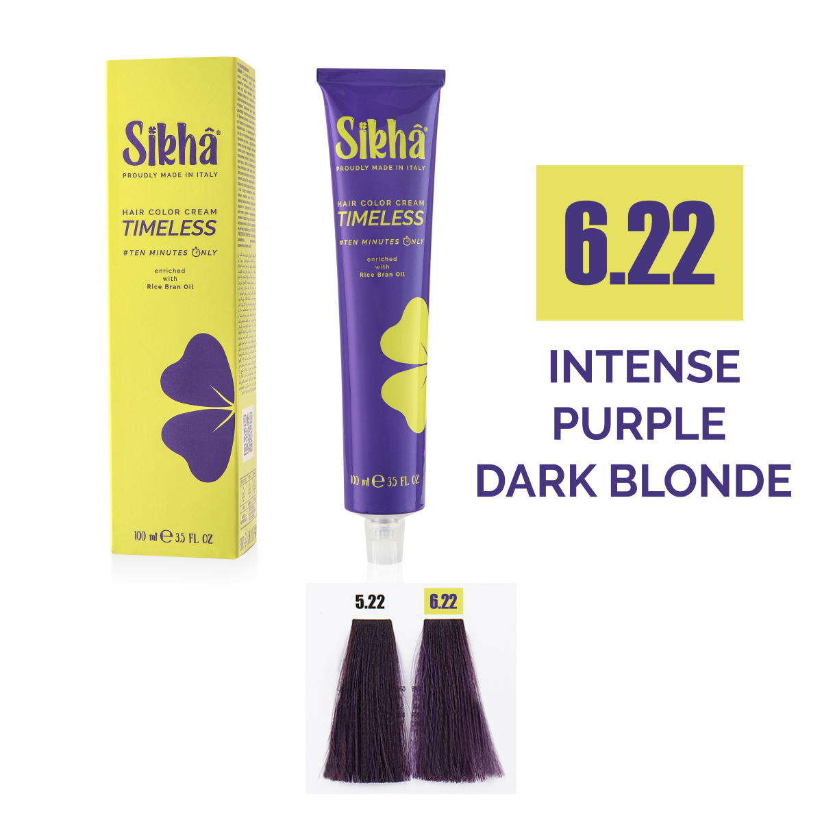 Vopsea nuante Cupru & Roscat Intens/Copper&Red - vopsea de par permanenta profesionala nuanta blond inchis mov intens