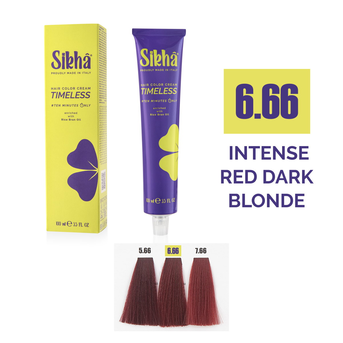 Vopsea nuante Cupru & Roscat Intens/Copper&Red - vopsea de par permanenta profesionala nuanta blond inchis roscat intens