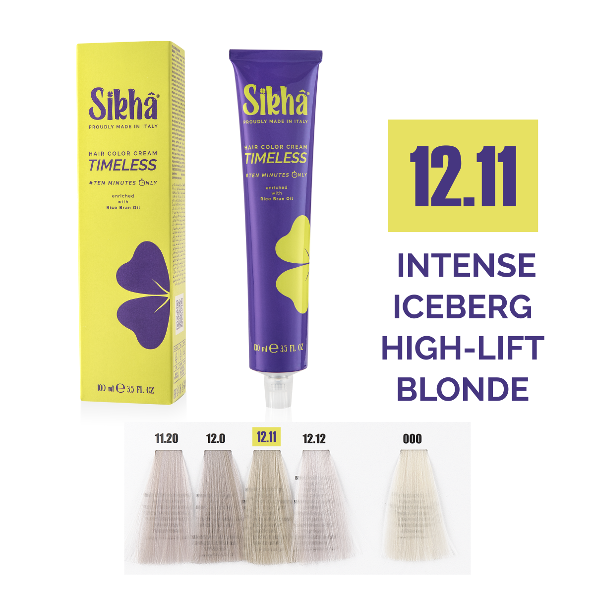 Hair color Superlighteners Baltic - permanent color cream intense iceberg high lift blonde