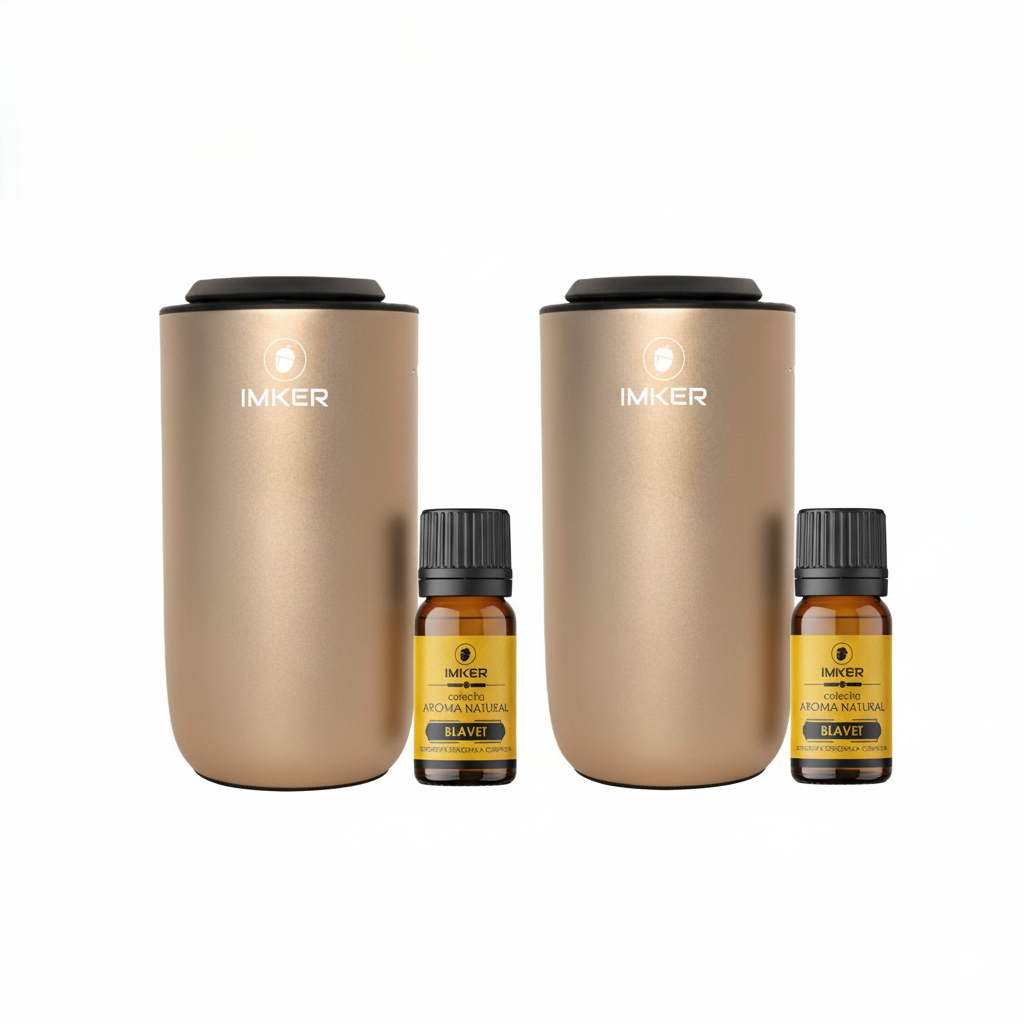 Pachet FRIENDS - 2 aparate IMKER AromaLUX XS02.AC PLUS (parfumuri incluse) 2xAuriu