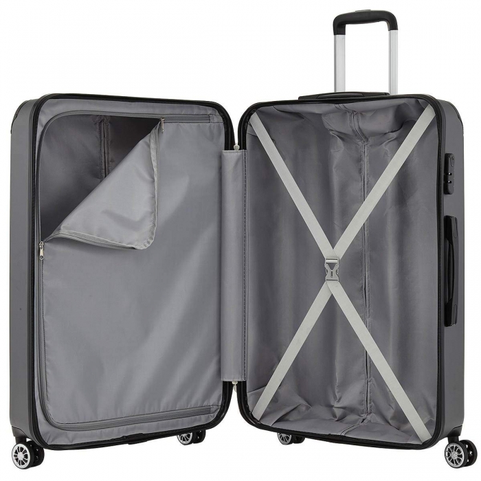 SET Trolere de cala travelite City L/ M 4 roti, Gri [3]