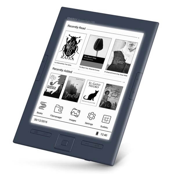 E-Book Reader Energy Sistem Screenlight HD, 6", 8GB [1]