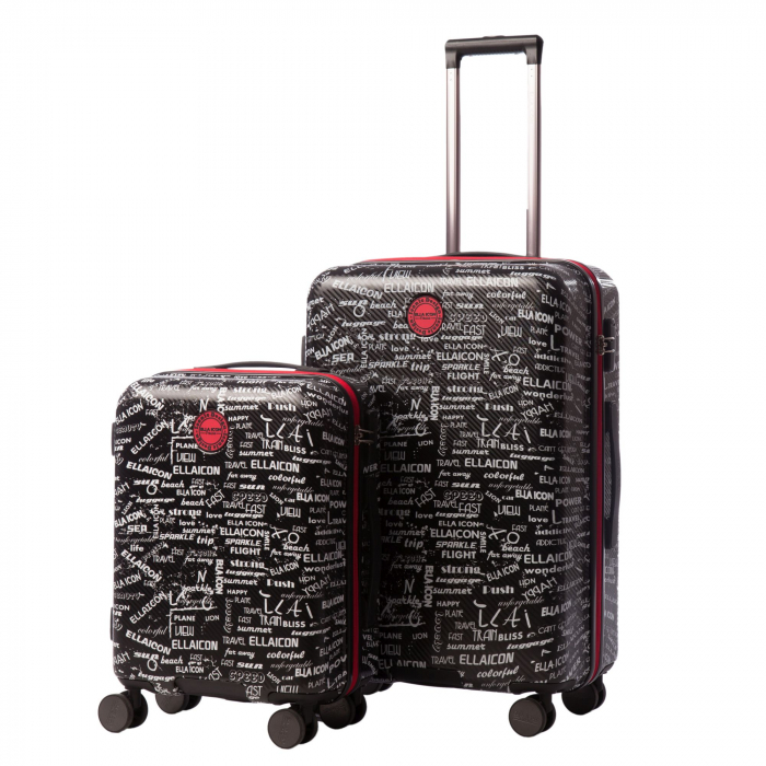 Troler de cala ELLA ICON URBAN  68×26×46 cm - NEGRU [7]