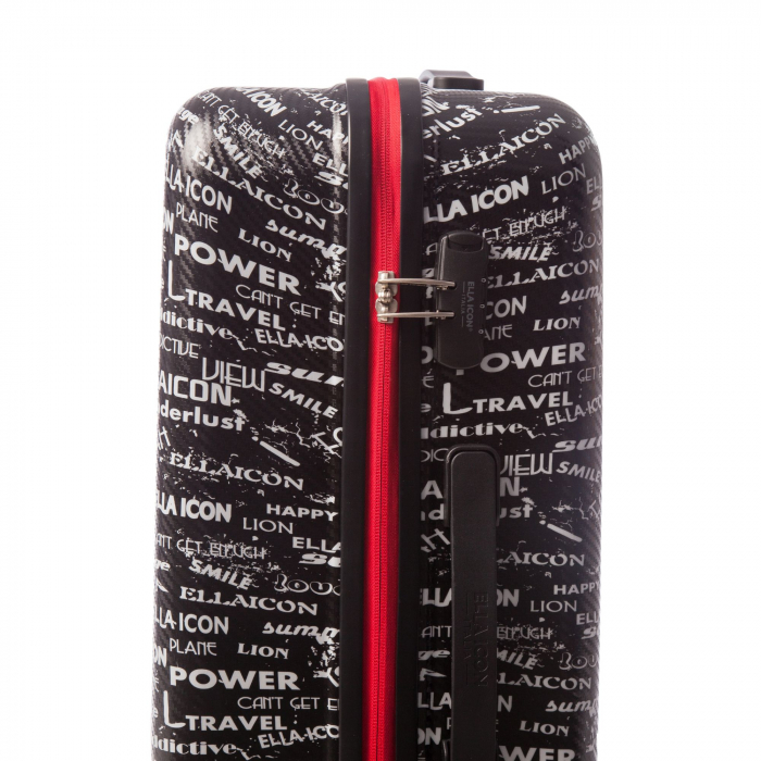 Troler de cala ELLA ICON URBAN  68×26×46 cm - NEGRU [3]