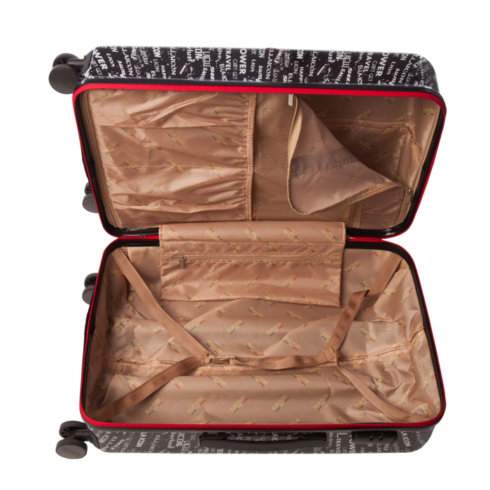 Troler de cala ELLA ICON URBAN  68×26×46 cm - NEGRU [6]