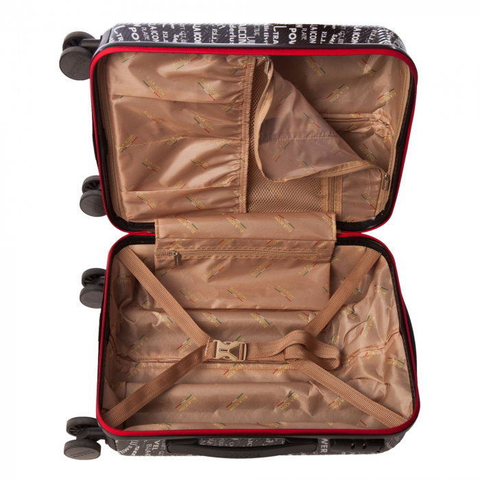 Troler de cabina Ella Icon URBAN 53×37×22 cm - Negru [6]