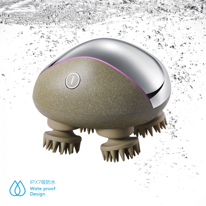 Dispozitiv masaj pentru scalp incarcare wireless - cu baza  [5]