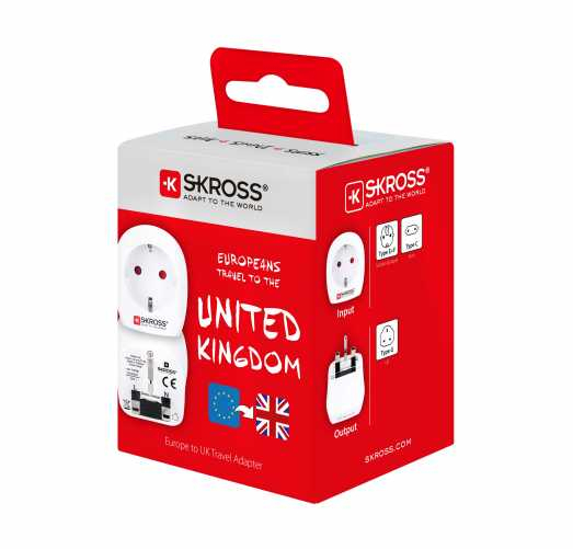 Adaptor priza EU ->UK Skross [3]