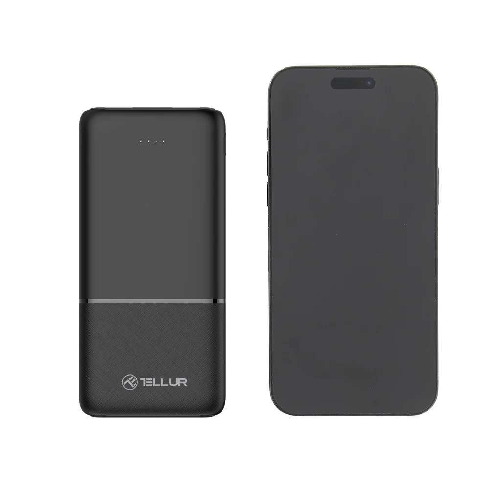 Baterie externa Tellur 10000mAh 2xUSB+USB-C+MicroUSB, negru [2]