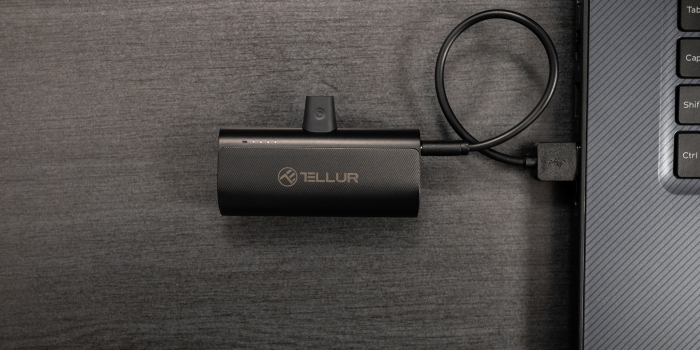 Baterie Externă Tellur PD201 5000mAh, PD20W [8]