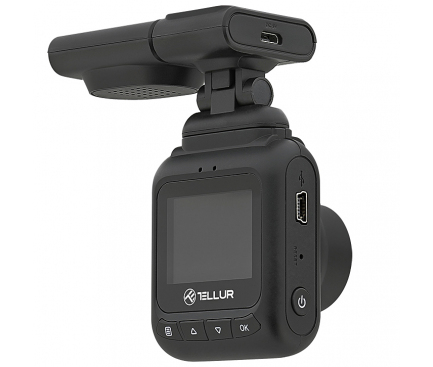 Camera auto Tellur Dash Patrol DC2, FullHD 1080P, GPS, Black inbagaj [2]