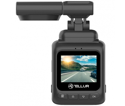 Camera auto Tellur Dash Patrol DC2, FullHD 1080P, GPS, Black inbagaj [4]