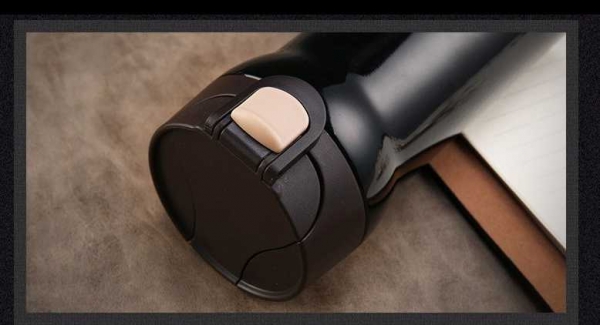 Cana cafea de calatorie 350 ml, termoizolanta - Rosu [5]