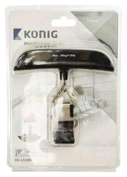 Cantar digital pentru bagaje, Konig, 50kg [3]